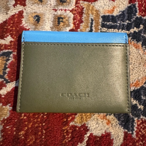 Coach Wallet Leather Bi Fold Limited Edition Eyes - Picture 2 of 4